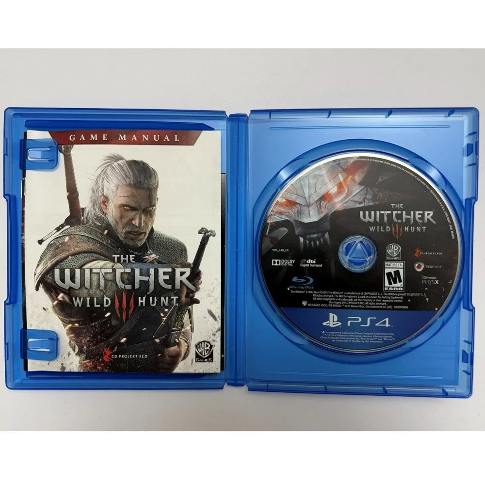 The‎ Witcher 3 Wild Hunt (PS4) CIB Complete with Map Stickers Soundtrack NFR